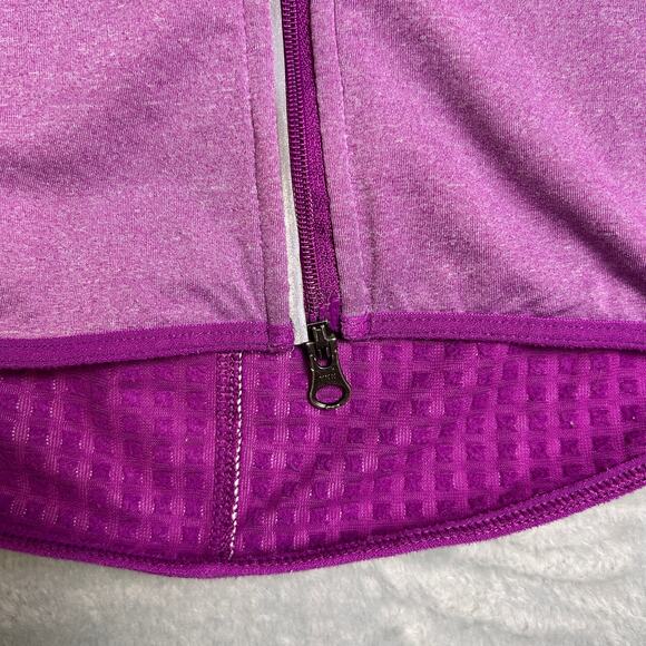 Nike Dri-Fit Full Zip Womens M Magenta Running Activewear Lightweight Colorful - Picture 5 of 11